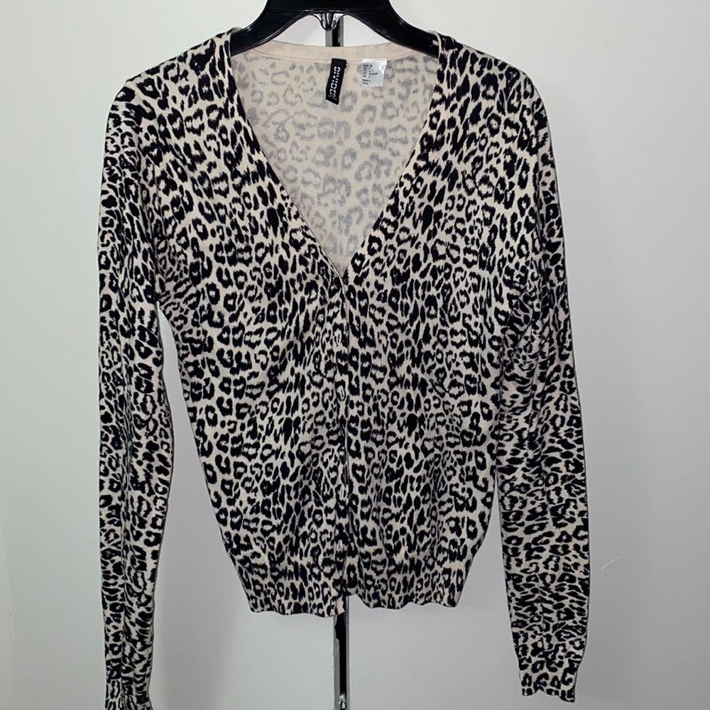 H&M Leopard Cardigan